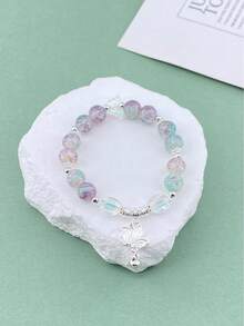 Set de 6 pulseras de alta calidad con diseño de mariposa, flores y campanas en estilo bohemio para mujeres