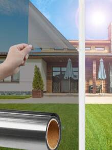 1 rouleau de film de fenêtre opacifiant à sens unique, autocollant de verre isolant thermique, anti-UV, protection de la vie privée pour le patio, autocollants de décoration intérieure