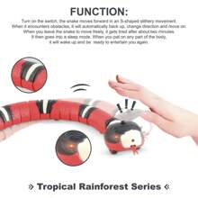 Smart Sensing Cat Toys Interactive Automatic Eletronic Snake Cat Teaser Indoor Play Kitten Toy USB Rechargeable For Cats Kitten