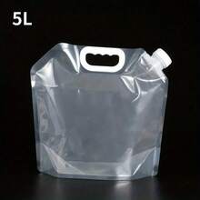 Water Container Foldable Water Bag For Outdoor Camping Hiking Emergency Survival - White - View 1