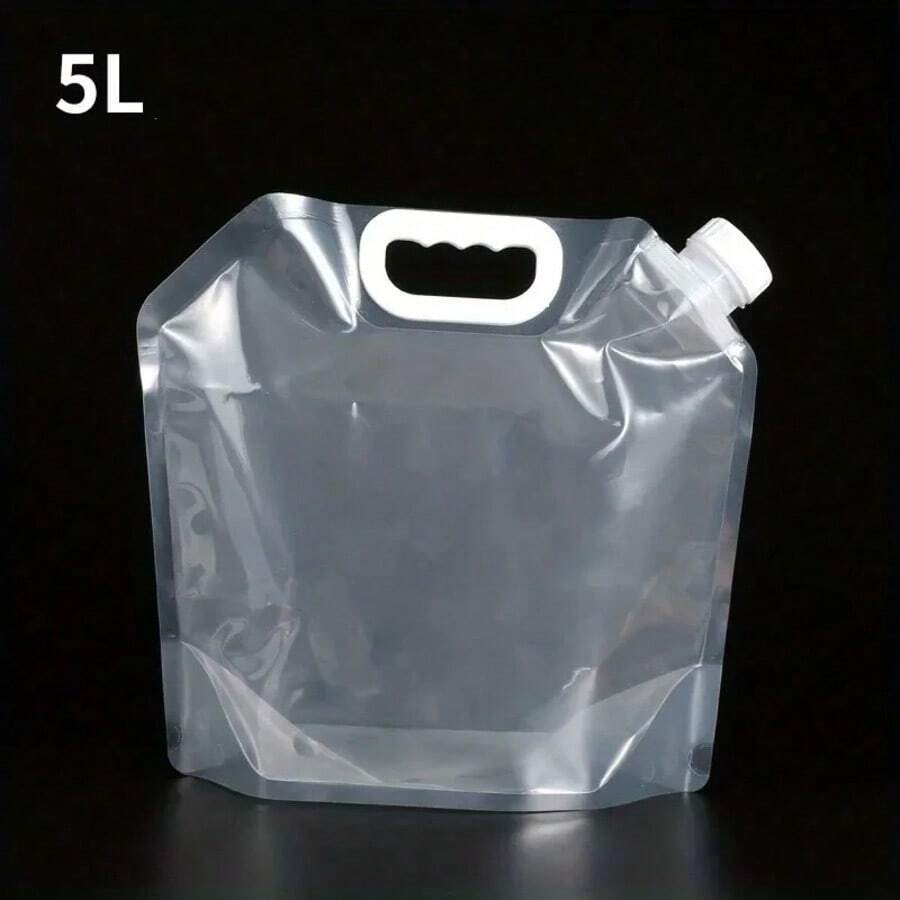 Water Container Foldable Water Bag For Outdoor Camping Hiking Emergency Survival - White - View 1