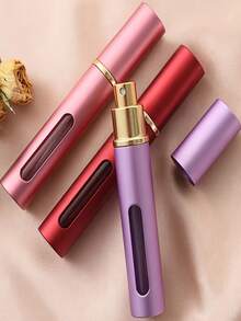 14/7/5/3/1pc 0.34oz/10ml & 0.17oz/5ml 超细雾长喷嘴可填充香水喷雾瓶，便携式旅行加压喷雾器，适用于女士保湿化妆品、男士假日露营、户外旅行和度假必备品 - 彩色 - 查看 2