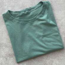 EV Women's Set Of Light Shorts With Batwing Sleeve Tank Top - Màu xanh Bạc hà - Xem 4