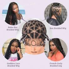 DWNSEN Braided Wig Cap With Baby Hair Crochet Wig Cap For Crochet Braids Hair Glueless Double Full Hd Lace Wig Caps For Women - 81 Sections - 查看 6