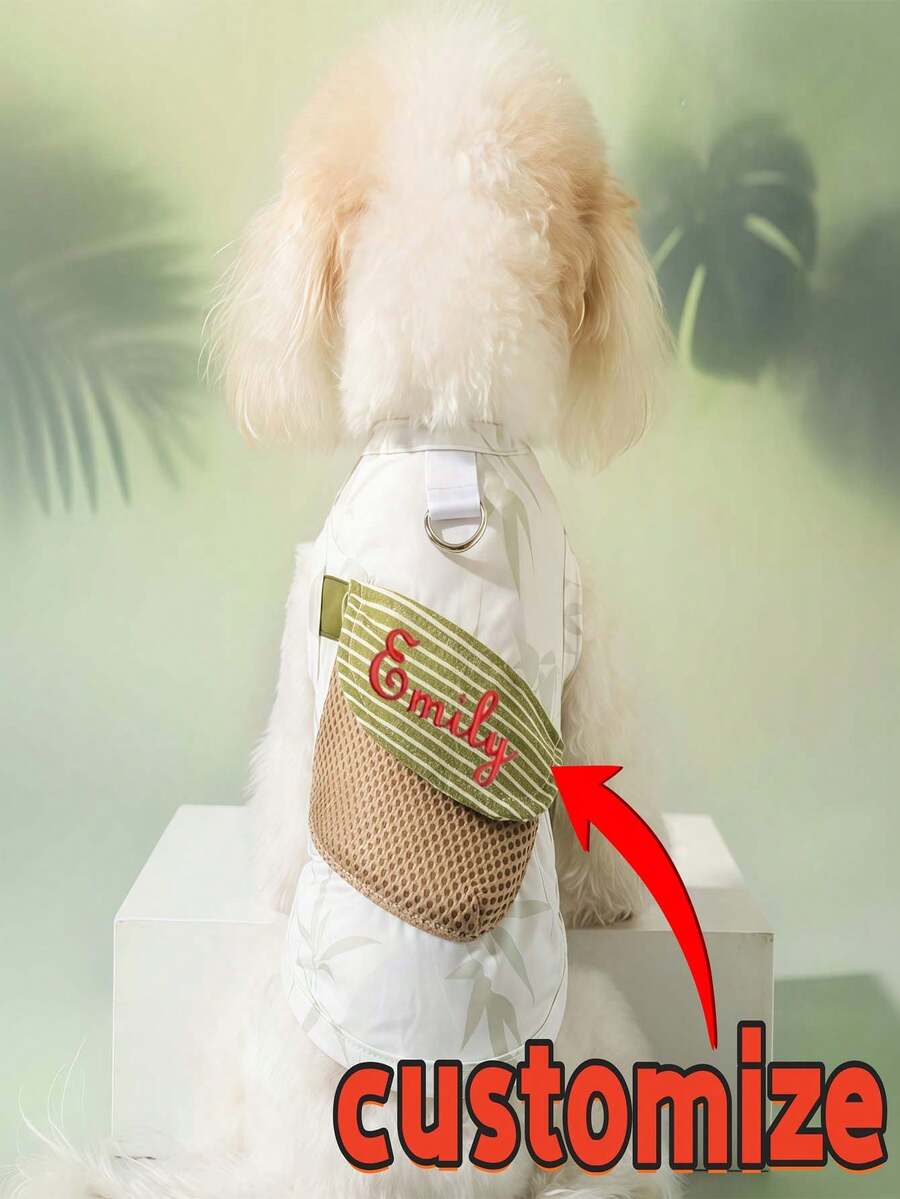 个性狗狗衣服/可放冰袋/适合夏季中小型犬/宠物日常节日礼物的理想之选