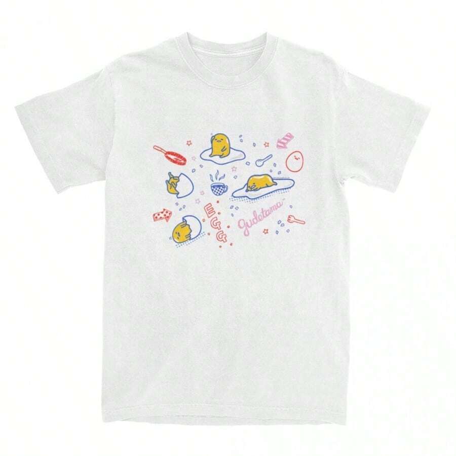 05 Volante colorido - Camiseta de bádminton para amantes de los deportes, ropa para hombre, tops, ropa urbana, camisetas gráficas - Blanco - Ver 1