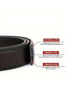 2 件字母女士腰带，适合休闲和商务风格，字母扣设计，无纺布编织，大尺寸，适合日常通勤、聚会、婚礼、海滩和大学使用 - 黑色秋季、秋季、万圣节 - 彩色 - 查看 6