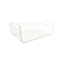 Estante de almacenamiento para gabinetes de cocina, estante de almacenamiento colgante para paredes. Disponible en dos colores, blanco y negro, y se pueden elegir dos tamaños.