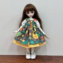 1 pieza Vestido elegante de fiesta de 11.5" para muñeca de moda de 30cm, ropa informal de falda de princesa para muñecas BJD 1/6 DIY Accesorios