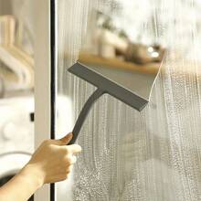 淋浴刮刀、玻璃刮刀、淋浴玻璃清洁刀、浴室镜子刮刀、玻璃清洁剂 重返校园 - 黑色 - 查看 5