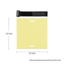 ATOMUS 1pc 3mm Silicone Double-Sided Blank Tattoo Practice Skin With Straps, Tattoo Beginner Realistic Practice Tool - Multicolor - View 2