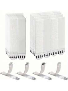 8/24件免钻挂画条，双面胶带，不伤画框和挂画架，无需钻孔，适用于各种墙面！装饰条，胶水贴纸，挂钩，适用于家居固定，例如悬挂画作和海报，相框，装饰画 - 彩色 - 查看 3