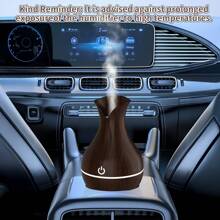 USB Air Humidifier With Scent Chip Diffuser, 7 Color LEDs, Silent Mini Cool Mist, Plastic, With USB Power For Office, Home And Bedroom - With Single Chamber Humidifier, Holiday Gift