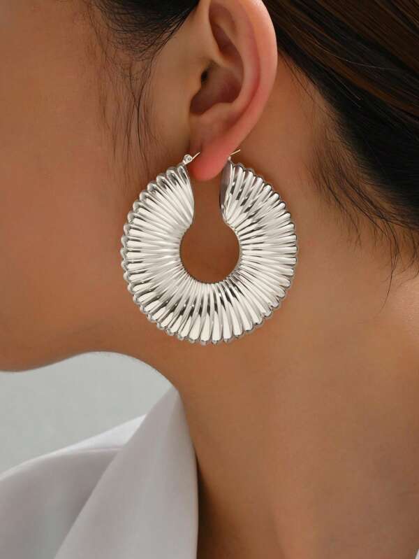 1 Pair Classic Fashionable Geometric Minimalist Earrings
