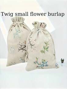 6 piezas Bolsas de regalo con cordón y diseño floral, bolsas de almacenamiento para fiestas, regalos de Navidad, regalos de cumpleaños, regalos de Año Nuevo, bolsas de regalo para fiestas familiares pequeñas, bolsas para joyas, bolsas de almacenamiento para el hogar, bolsas de almacenamiento universales, almacenamiento de artículos del hogar, para el Día de la Madre, regalos para damas de honor, regalos de graduación, regalos de cumpleaños, regalos de boda, cumpleaños, novia, boda