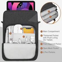 1pcs Waterproof Shockproof Bag 8-13 Inch Laptop Sleeve Case - dark blue - View 3