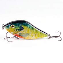 Esche da pesca da 10cm e 45g, hard plastic, galleggianti, per luccio