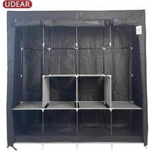 170*170 Closet Armable Ropero Rack Guardaropa Recamara Organizacion - Azul Marino - Ver 3