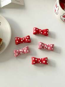 Giá để dao, nĩa và thìa bằng gốm dễ thương, Giá để bút bằng gốm hình con bướm chấm bi, Giá để đồ ăn bằng gốm, Giá để đũa sáng tạo cho ngôi nhà - Nhiều màu - Xem 8