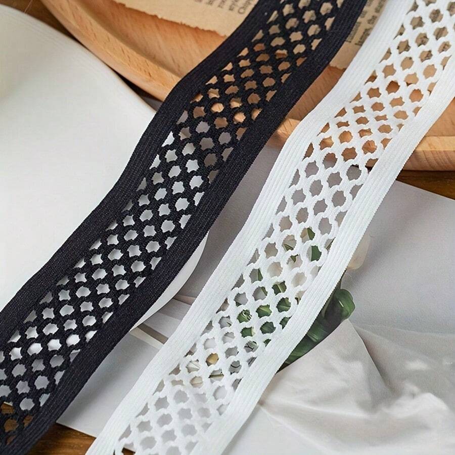 3 Yards Elastic Lace Trim Stretch Elastic Band, Sewing & Knitting Supplies - Multicolor - View 1