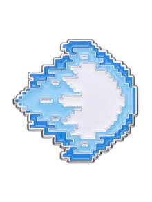 A Unique And High-Quality Set Of Pixel Martial Artist Clips, Personalized Qi Gong Wave Fireball Pins, Tie Badges, Interesting Cartoon-Themed Jewelry Gift Suitable For Best Friends - Multicolor - View 6