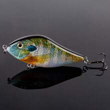 Esche da pesca da 10cm e 45g, hard plastic, galleggianti, per luccio