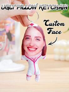 1 szt. spersonalizowany, zabawny brelok do kluczy z brzydkim motywem, spersonalizowany brelok do kluczy z motywem twarzy, wyjątkowy prezent dla przyjaciół i rodziny, spersonalizowany brelok do kluczy z motywem zdjęcia, zabawna seria, idealny na urodziny, walentynki, rocznice, ozdobny, wykwintny, stylowy, uroczy, kolorowy, uroczy, zabawny, spersonalizowany, spersonalizowany, niepowtarzalny, idealny prezent dla niej, idealny prezent dla niego, na rocznice, urodziny, przytulna, jesienna dekoracja, nadająca się do prania w pralce, druk cyfrowy