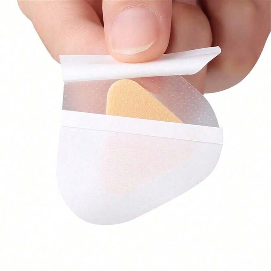 10PCS Transparent Invisible Self-Adhesive Wear-Resistant Heel Sticker Padding Foot Care Protector, Relieving Blistering And Heel Pain Caused By Callus Tissue - View 1