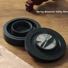 1 Piece Of Hot Pot Inkstone Calligraphy Special Multifunctional With Cover, Anti Evaporation And Non Drying Ink. Beginners Can Practice Calligraphy With A Brush And Grind Ink - Multicolor - View 9