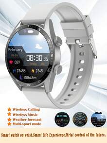 New Multi-Function Smart Watch: Music Player, Call Answer, Message Notification, Weather, Pedometer, Fitness Tracker - Hồng - Xem 9