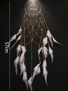 流苏羽毛头饰饰品女士配饰额头复古波西米亚网状发链头带新娘头饰派对闪亮性感迷人 - 羽毛 - 查看 7