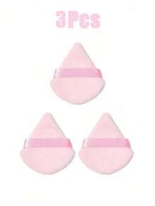 5件套粉色三角粉扑套装，水晶绒短毛，柔软粘性（24/10/5/3/1），适用于散粉，价格实惠，可用于房间装饰、梳妆台、旅行、卧室等场合，是化妆配件的理想之选。产品包括粉扑、美妆蛋、粉扑、化妆海绵等，价格实惠，适合作为圣诞礼物或圣诞小礼物。 - 粉色 - 查看 8