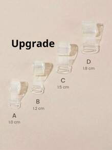 6pcs/Set Adjustable Lingerie Bra Strap - Invisible, Comfortable, Anti-Slip Design, Perfect Accessory For Strapless/Open Shoulder Outfits, Back To School Supplies