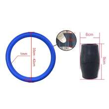1. Black/Gray/Orange/Red/Pink/Multi-Color/Car Silicon Steering Wheel Cover, Model Universal Round D Shape, Non-Slip, Sweat Absorption, Fit, Ultra-Thin And Soft, Wear-Resistant Without Scratches - One Size Fits All - Suitable for Both Large and Small Trucks - View 7