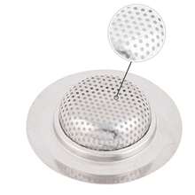 2 PIEZAS/1 PIEZA Colador de acero inoxidable resistente a la oxidación para fregadero de cocina, colador y tapón de desechos de alimentos de cocina eficaz, cesta de malla de metal duradera con borde ancho, diámetro grande de 4,5 pulgadas, filtro de drenaje de borde ancho anti-obstrucción con microperforaciones, fácil de usar y mantener, se ajusta a la mayoría de los fregaderos de cocina estándar.