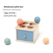 蒙特梭利儿童分类盒，婴儿颜色和形状匹配，精细运动技能训练早期教育玩具，智力开发玩具套装