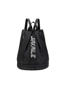 Summer Mini Sports Fitness Bag With Shoe Compartment, Unisex, Waterproof, Suitable For Gym, Swimming, Basketball, Football, School Training, Hiking, Travel, Backpack/Travel Bag - Multicolor - View 11