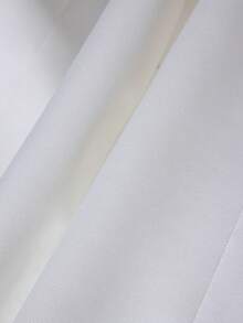 Fashionable V-Neck Sleeveless Chinese Style Suit Vest Jacket, Elegant Button Decorated Waistcoat Crop Top - Embroidered Phoenix Pattern, Solid Color, Side Slit - Suitable For All Seasons, Elegant Special Edition, Traditional Version, Suitable For Women, Casual / Daily / Office / Work / Occasions - White - View 8