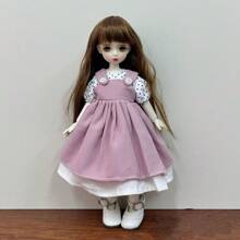 1 pieza Vestido elegante de fiesta de 11.5" para muñeca de moda de 30cm, ropa informal de falda de princesa para muñecas BJD 1/6 DIY Accesorios