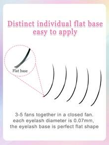 CoMango 240 簇纤细尖刺睫毛 Manga 睫毛簇 哑光黑色 自然俄罗斯浓密睫毛延长 0.07 C D 卷曲混合托盘 A/M 形状 预制纤细扇形 单根假睫毛 睫毛簇，睫毛簇，单根睫毛，睫毛，假睫毛 - 黑色 - 查看 2