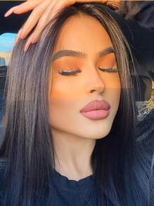 13x4 Transparent Lace Front Wig 180% Density Brazilian Straight Human Hair Pre-Plucked With Baby Hair Natural Hairline 16-34 Inch For Women Frontal Lace Wig Realistic Edges Vacation Style