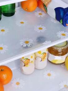 4PCS Shelf Liner For Kitchen Cabinets,Non-Adhesive Drawer Liner,Non-Slip Refrigerator Liner,EVA Waterproof Fridge Pad Cupboard Mat Easy Placemats,Gifts For Mother'Day