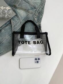 Kids Vacation Beach Tote Bag, Minimalist & Practical Multifunction - Multicolor - View 5