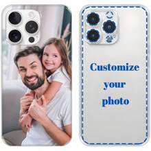 Custom Personalized Phone Cases, Couple Photo Phone Cases, DIY Pattern Custom Cases, Clear Transparent Cases, Birthday Gifts, Mother's Day Gifts, Holiday Presents, Couples, Boyfriend, Girlfriend, Gifts, Photo & Image Printing, Printed Designs, Cats/Dogs, Pets