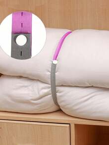 100pcs Canvas Adjustable Elastic Bands With Buckles, 50/20/10/5/3/2/1pc Rolled-Up Clothing Storage Straps, Space Saver For Luggage, Drawer & Wardrobe Organizer, Bedding Holder, Hand Washable With Lanyard Accessory - Casual, Minimalist, Personalized StyleFor-Travel-Business-Trip-Luggage-Storage, For Travel, For Luggage, For Back To School, For Business Trip, Minimalist, For Men And Women, Unisex, Travel Accessories, Back To School Stuff(Random Color) - Multicolor - View 12