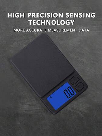 [畅销书]1 件 0.1g/1000g 高精度称重专用多功能数字电子秤、珠宝秤、咖啡豆秤、茶秤、口袋大小数字秤、黄金天平秤、便携式口袋秤、药品珠宝电子秤、厨房秤、实用工具、厨房用品精细称量食品原料、数字口袋秤、适用于珠宝秤、携带方便、由 AAA 电池供电（不含电池）