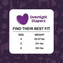 Gentle Dreams Overnight Diapers, Size 6, 58 Count - 58 - View 6