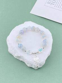 Set de 6 pulseras de alta calidad con diseño de mariposa, flores y campanas en estilo bohemio para mujeres