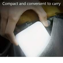 Un dispositivo de iluminación portátil con clip para teléfonos, portátiles y tabletas - Brillo ajustable para videoconferencias, transmisión en vivo, llamadas de Zoom, maquillaje y fotografía - Diseño compacto y elegante en negro con rotación de 180°, fabricado en material PP duradero