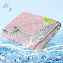 1 buc. Cuvertură roz deschis pentru dormitor pentru femei, pătură ușoară de vară rece, pilota moale și netedă, cu aer condiționat, potrivită pentru cei care dorm cald